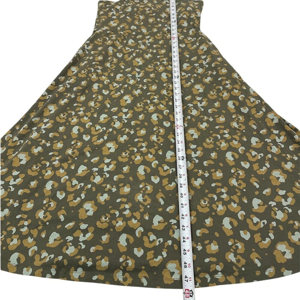 Pact Women XL Organic Cotton Fit & Flare Midi Dress Camo Pockets Casual Everyday - Picture 9 of 9